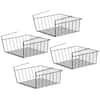 Oumilen Under Shelf Basket, Set of 4 Under Cabinet Basket Storage Shelf  15.15 x 11.02 x 5.9 in. , Black LT-DLG133-21 - The Home Depot