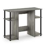 French oak store grey desk