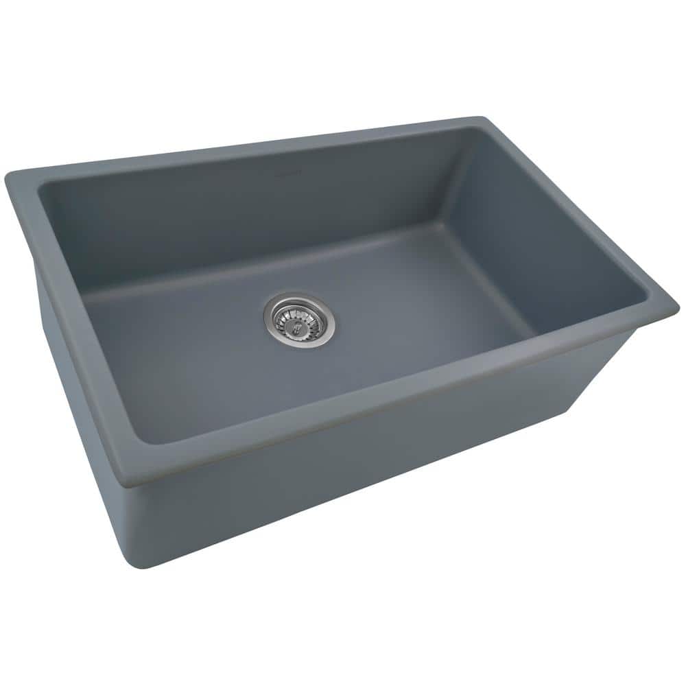 Laguna Blue 30-Inch Fireclay Drop-In Kitchen Sink
