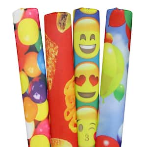 Emojis, Gumballs, Foods and Balloons Pool Noodles (6-Pack)