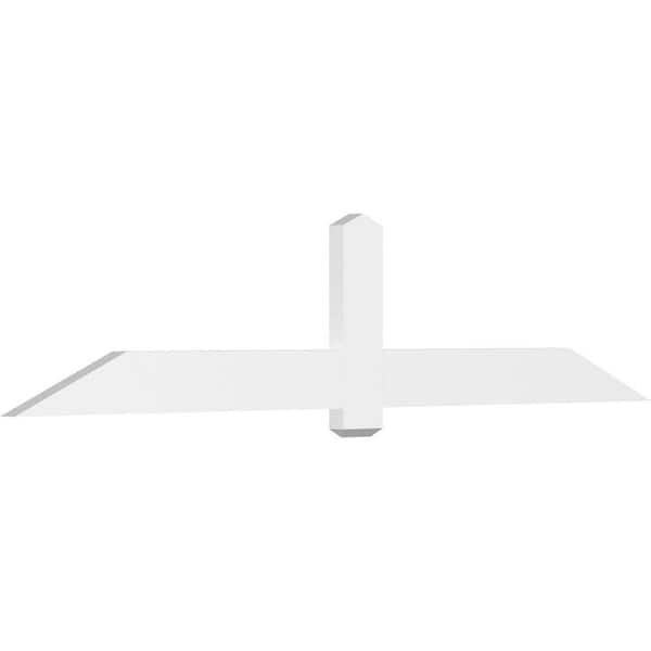 Ekena Millwork Eugene 96 in. W x 20 in. H x 2 in. D Signature Polyurethane Bracket