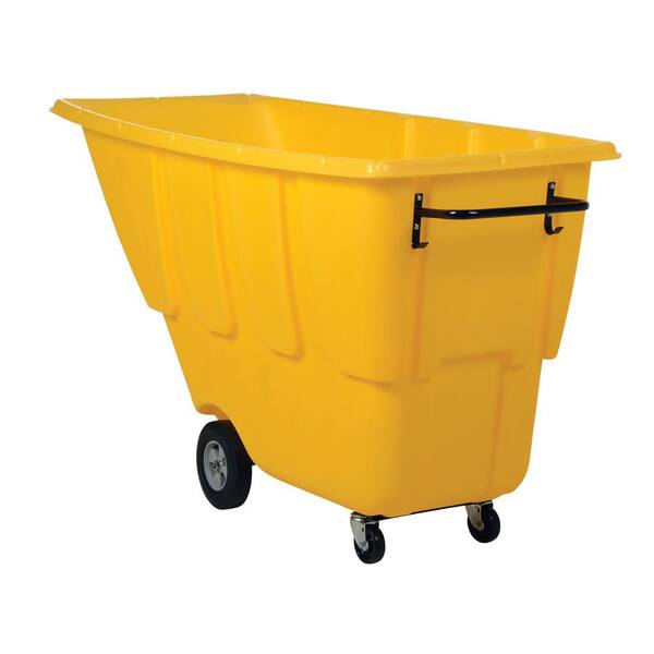 Vestil 1 cu. yds. Light Duty Tilt Truck - Yellow