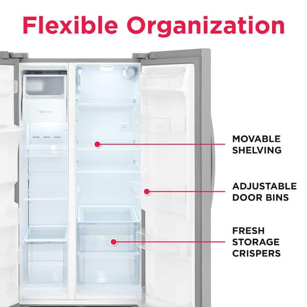 Frigidaire 36 in. 26 cu. ft. Standard Depth Side by Side