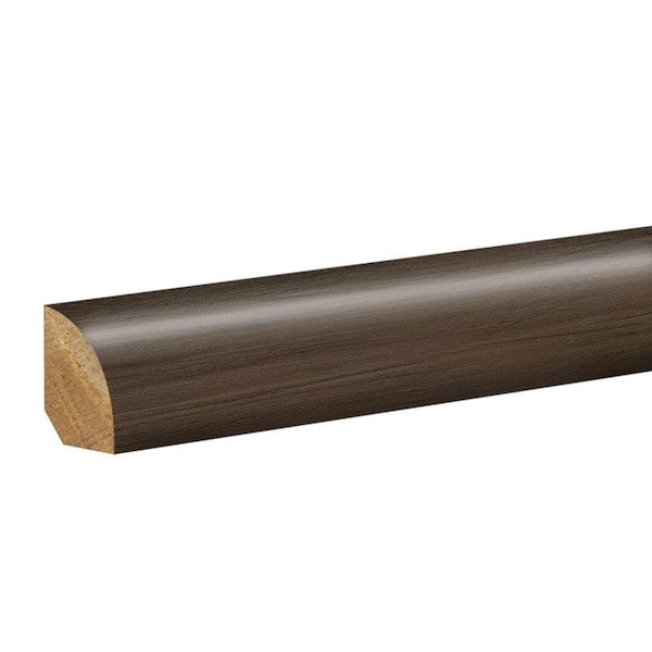 PERFORMANCE ACCESSORIES Shady Grove 0.62 in. T x 0.75 in. W x 94.5 in. L Textured Wood Look Laminate Moulding/Trim Quarter Round Molding