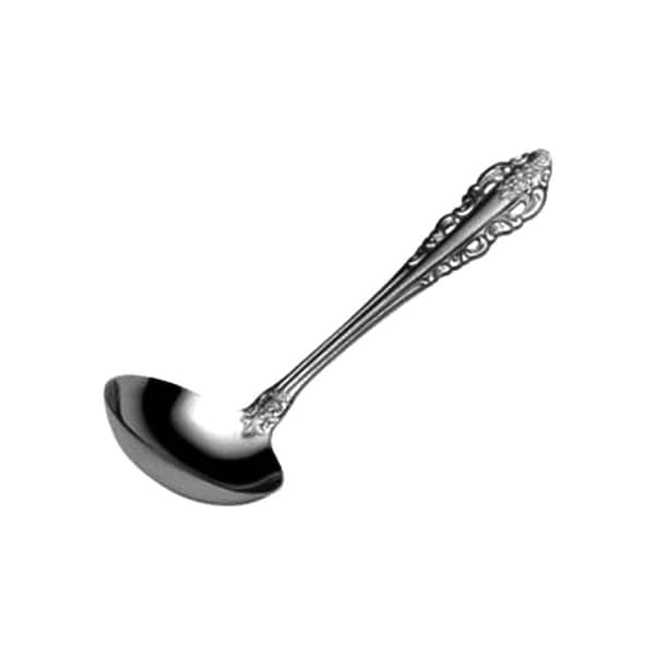Wallace Antique Baroque Silver 18/10 Stainless Steel Gravy Ladle