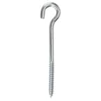 1/4 in. x 3-3/4 in. Zinc-Plated Lag Thread Screw Hook