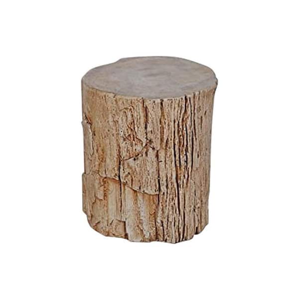 Amucolo 14.6 in. Concrete Stone Outdoor Side Table