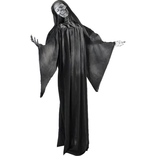 Haunted Hill Farm 63 in. Touch Activated Animatronic Reaper