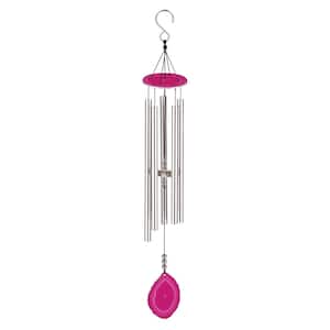 32 in. Agate Chime in Pink
