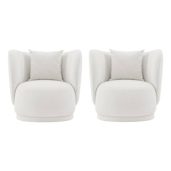 Cream accent chair discount set of 2