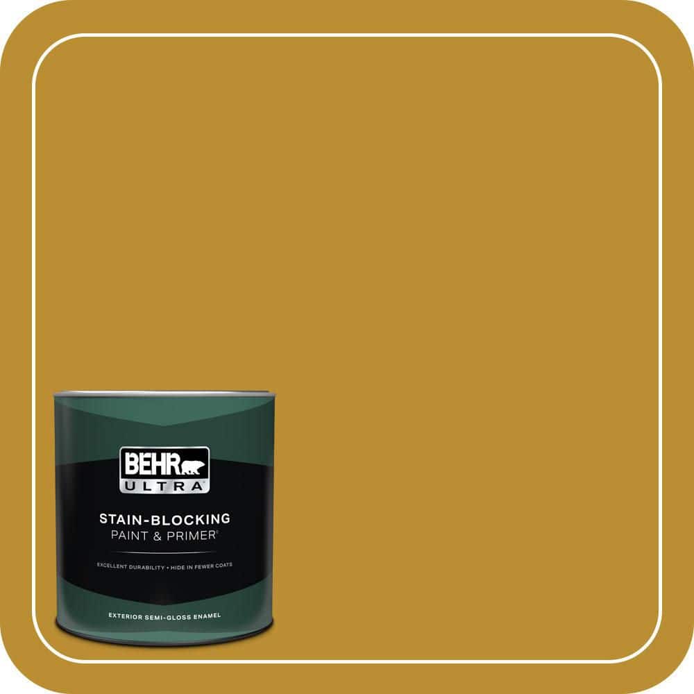 1 qt. #360D-7 Brown Mustard Semi-Gloss Enamel Exterior Paint & Primer price history on PriceWatchPro