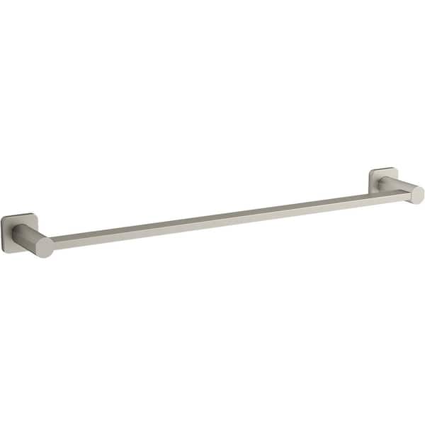 KOHLER Parallel 24 in. Towel Bar in Vibrant Brushed Nickel