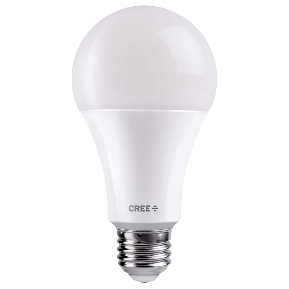 Slang klasse Pak om te zetten Cree 40W/60W/100W Equivalent Soft White (2700K) A21 3-Way Exceptional Light  Quality LED Light Bulb TA21-15027MDFH25-12WE26-1-11 - The Home Depot