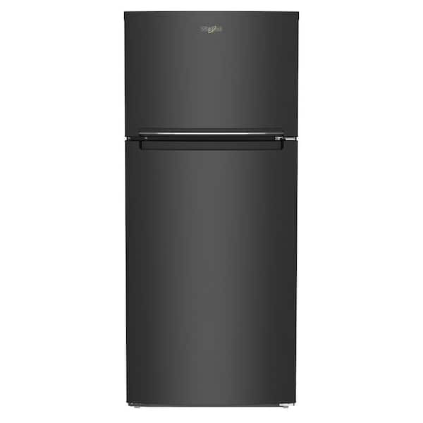 Whirlpool 16.6 cu. ft. Built-In Top Freezer Refrigerator in Black