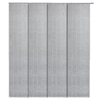 Munich Castle + 99.99% Blackout Adjustable Sliding Glass Door Blind with 23 in. Slates Up to 86 in. W x 96 in. L