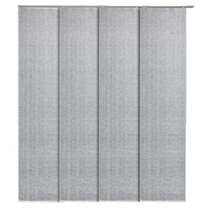Munich Castle + 99.99% Blackout Adjustable Sliding Glass Door Blind with 23 in. Slates Up to 86 in. W x 96 in. L
