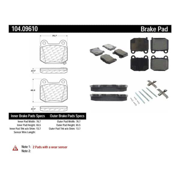 Centric Parts Disc Brake Pad Set