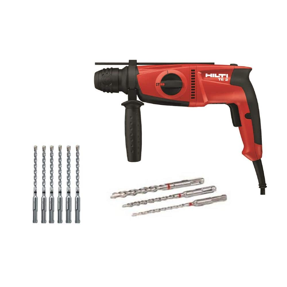 Hilti TE 2 S 120V SDS Plus Hammer Drill Kit 3497790 The Home Depot