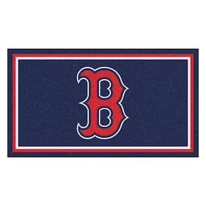 MLB - Boston Red Sox 3 ft. x 5 ft. Ultra Plush Area Rug