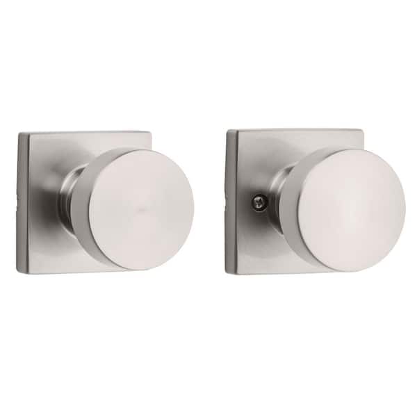 Pismo Square Satin Nickel Passage Hall/Closet Door Knob