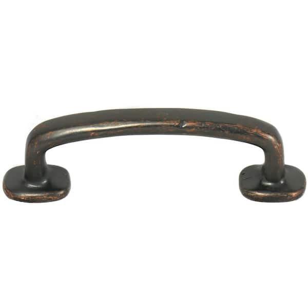 MNG Hardware Riverstone 5 in. Center-to-Center Antique Copper Bar Pull Cabinet Pull