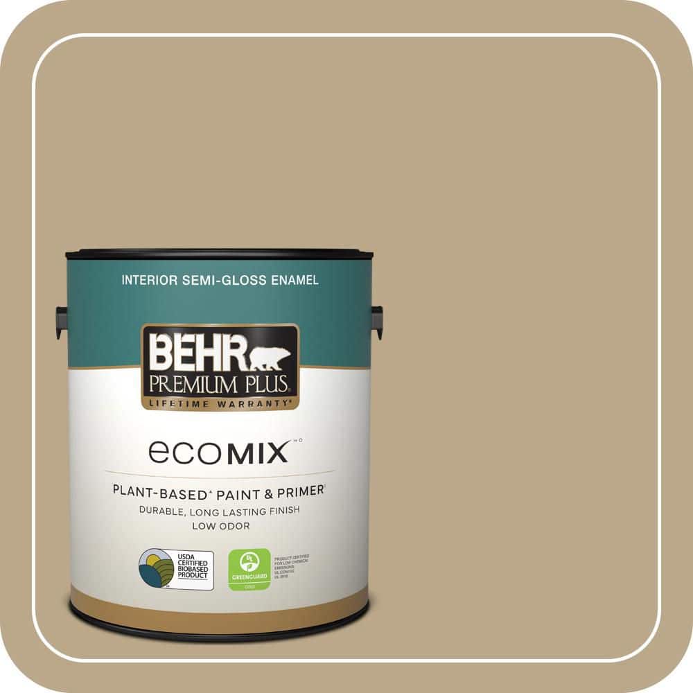 1 gal. Home Decorators Collection #HDC-NT-16 Natural Chamois Semi-Gloss EcoMix Plant-Based Interior Paint & Primer price history on PriceWatchPro