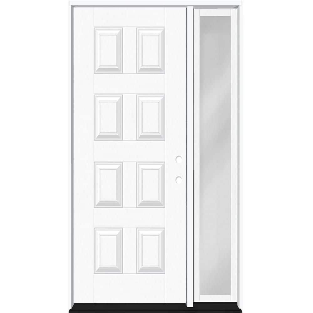 Regency 61 in. x 80 in. 8-Panel LHIS Unfinished Mahogany Fiberglass Prehung Front Door w/16in. SL w/ 6-9/16 Jamb price history on PriceWatchPro