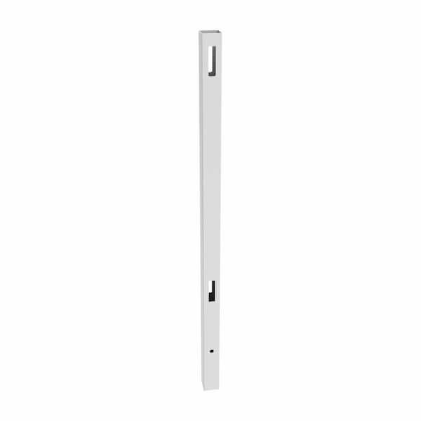 Veranda Acadia/Roosevelt 5x5x9 ft White Vinyl Fence Post