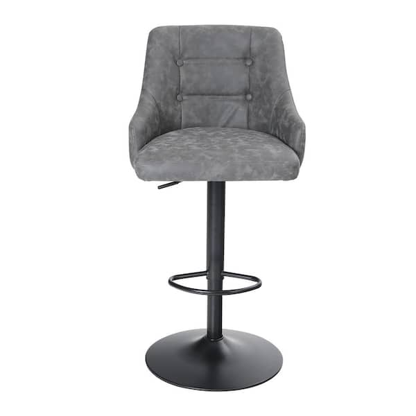 Grey adjustable online stool