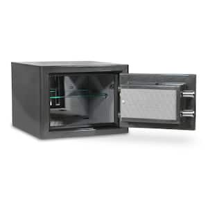 Platinum 1.07 cu. ft. Fireproof/Waterproof Home and Office Safe w/ Electronic Lock, Dark Gray Metallic Finish