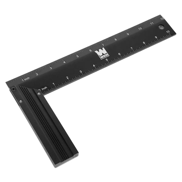 12 in. Right Angle Heavy-Duty Aluminum Steel Imperial Carpenter's Square (ME020L)