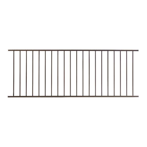 Fortress Building Products 48-ft x 34-in Antique Bronze Steel Deck Rail Kit