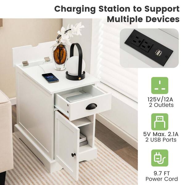 1pc Under Desk Power Cord Organizer