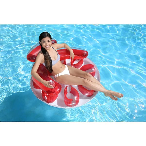 Red Water Pop Circular Swimming Pool Float