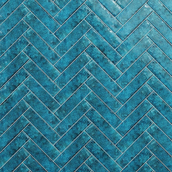 Ivy Hill Tile Moze Blue 3 in. x 12 in. 9 mm Ceramic Wall Tile (22