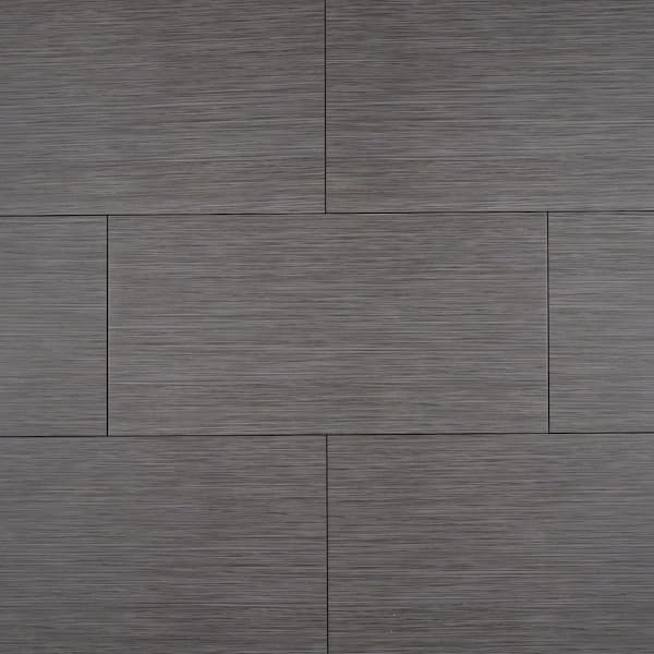 MSI Beton Graphite 12 in. x 24 in. Matte Porcelain Floor and Wall Tile (16 sq. ft. / case)