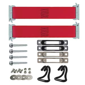 12 in. x 2 in. E-Track Strap Kit with Hooks and Fasteners
