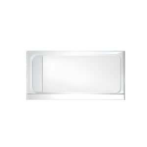 Concealed End Drain Cover, White
