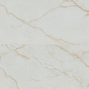 Amari Gold 24 in. x 48 in. Polished Porcelain Stone Look Floor and Wall Tile (24 sq. ft. /Case)