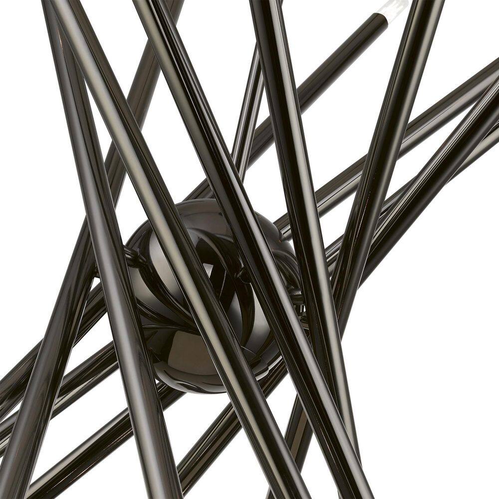 Black Chrome 20-Light Sputnik Chandelier