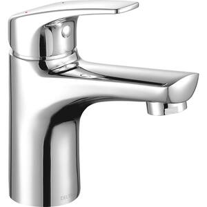 Delta Modern Single Hole Single-Handle Project Pack Bathroom Faucet in ...