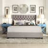 HomeSullivan Wentworth Slate Queen Upholstered Bed 40E784BQ-1GLBED ...