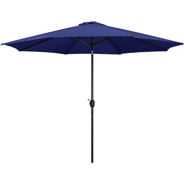 Yaheetech 11 ft. Patio Umbrella Market Umbrella with Push Button Tilt ...