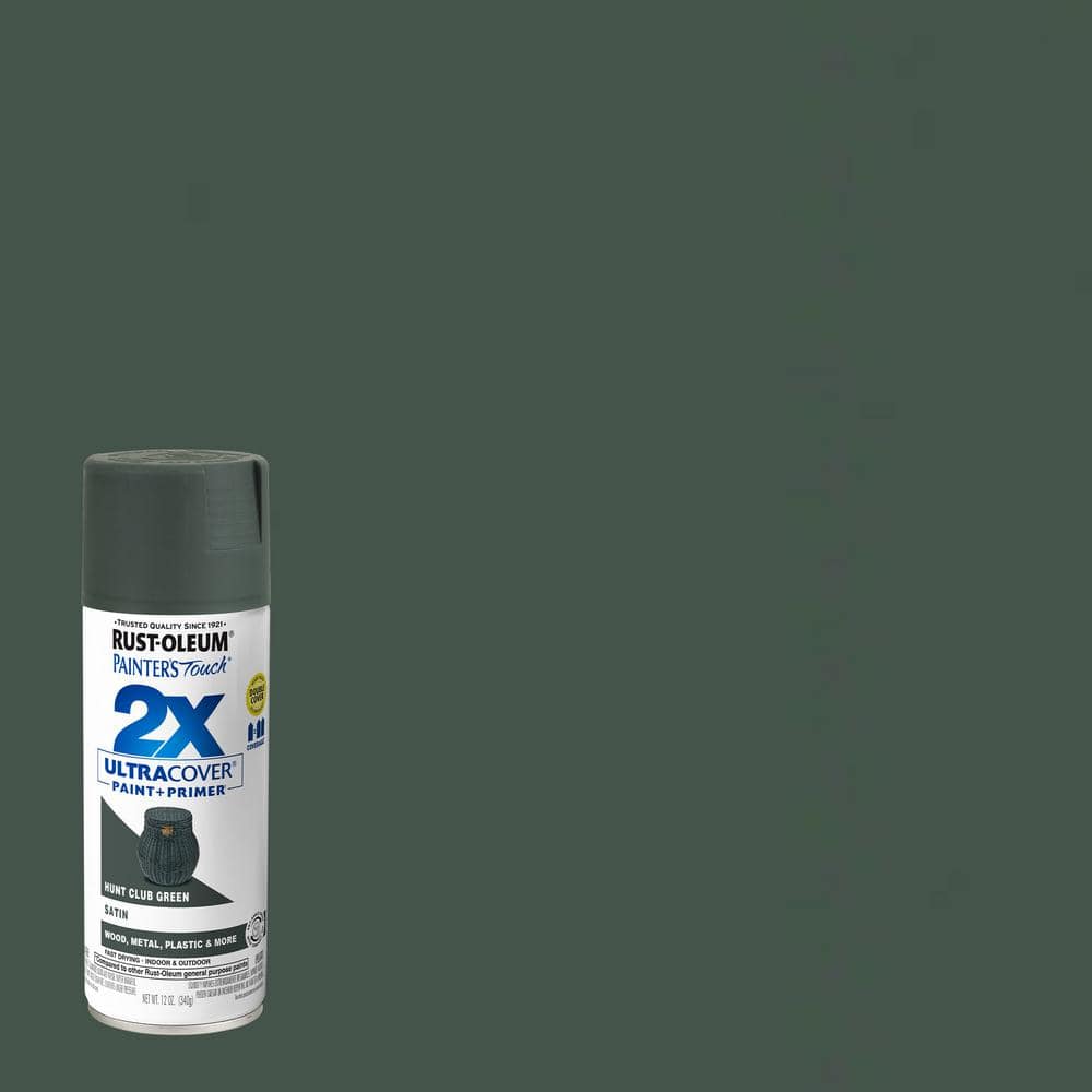 UPC 020066387754 product image for 12 oz. Satin Hunt Club Green General Purpose Spray Paint | upcitemdb.com