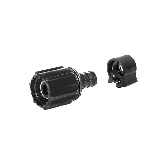 PEXLock 1/2 in. Plastic PEX Barb x BSP Female Swivel Adapter with Clamp
