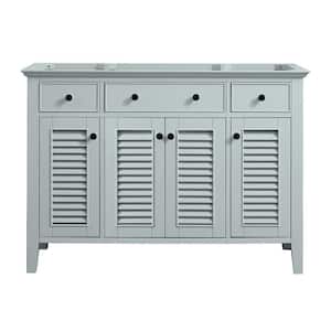 Fallworth 48 in. W x 21.5 in. D x 34 in. H Bath Vanity Cabinet without Top in Light Green