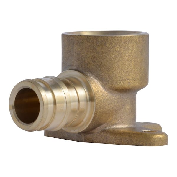 SharkBite 1/2 in. PEX-A x 1/2 in. FNPT Brass Drop Ear 90-Degree Elbow Fitting