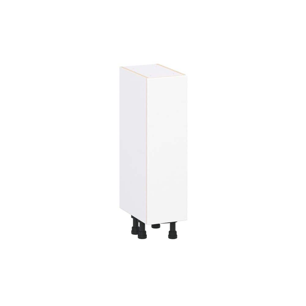 Timberline 9 in. W x 14 in. D x 34.5 in. H Assembled Slab Full Height Door Base Kitchen Cabinet in Bright White price history on PriceWatchPro