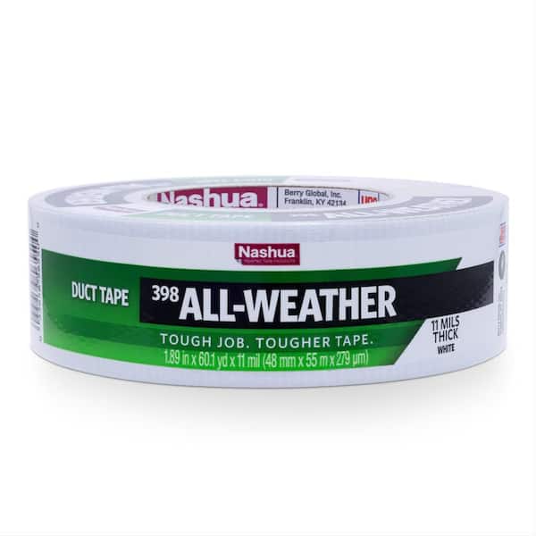1.89 in. x 60 yd. 398 All-Weather HVAC Duct Tape in White