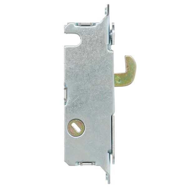 Prime-Line Products E 2164 Mortise Lock Spring-Loaded Steel 45 Degree Keyway Round Faceplate 4-5/8 in.